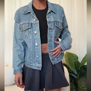 Light wash + thick Denim jacket
